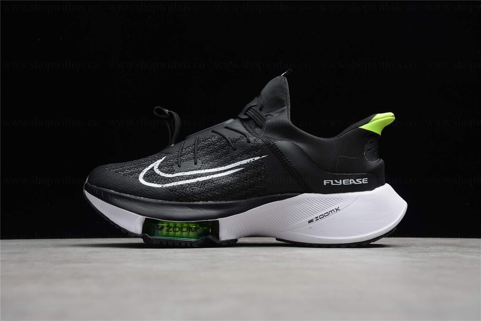 NikeZoom Tempo NEXT% Flyease - Black White Volt