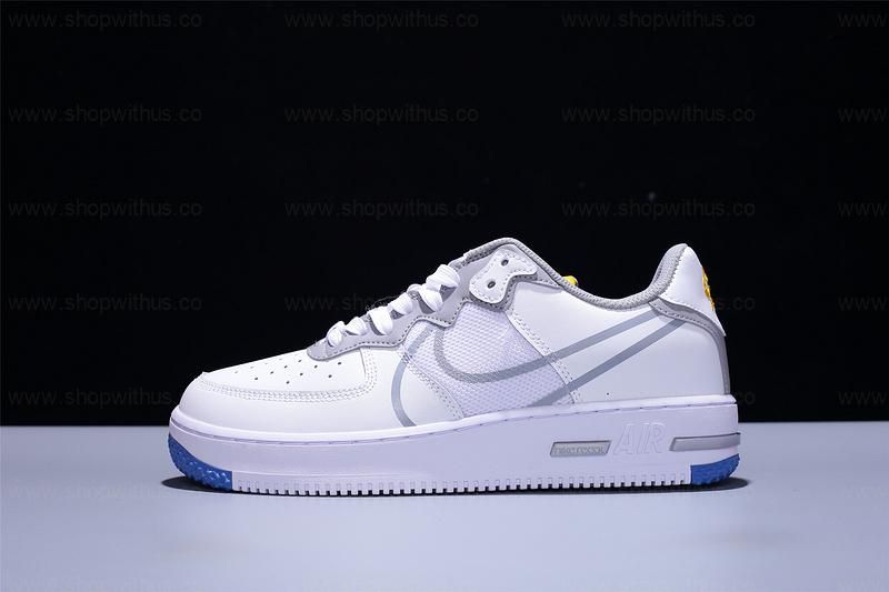 NikeAir Force 1 AF1 React Light - Smoke Grey