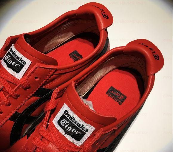 (Leather)Onitsuka Tiger Mexico 66 - Red/Black