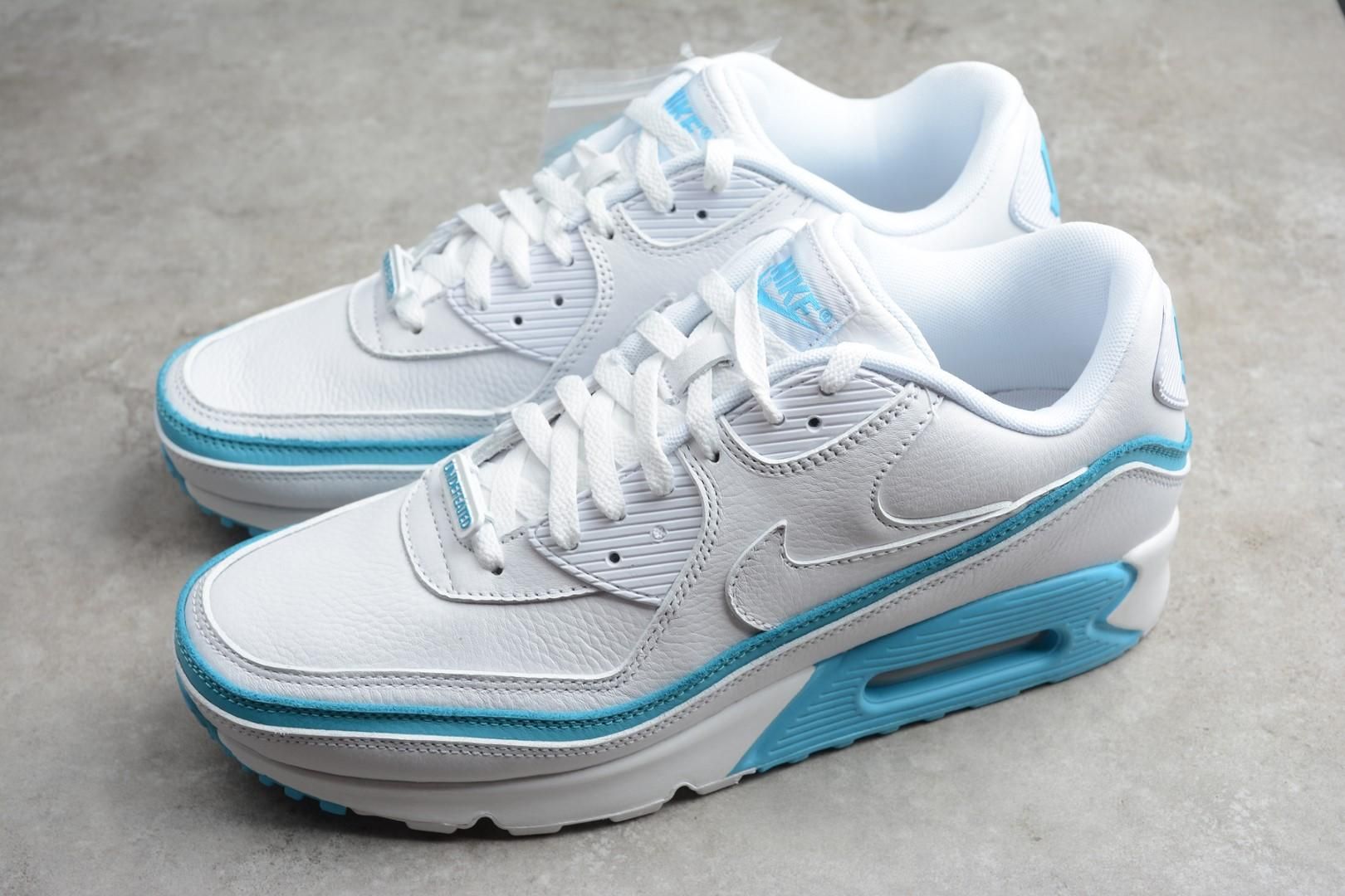 Undefeated x NikeAir Max 90 - White/Blue Fury