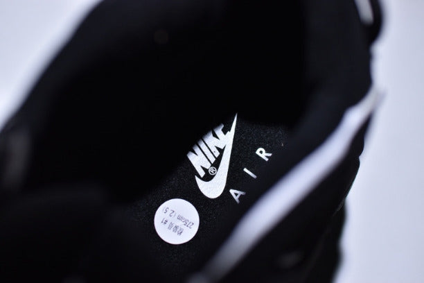 NikeAir More Uptempo Mid Basketball Shoe - Black/White