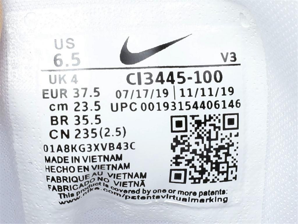 NikeUnisex Air Force 1 AF1 07 Low LX Blueprint - "Summit White