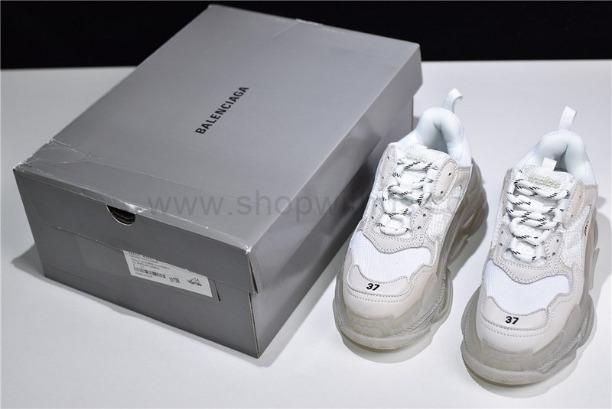 BalenciagaUnisex Triple S Clear Sole - White