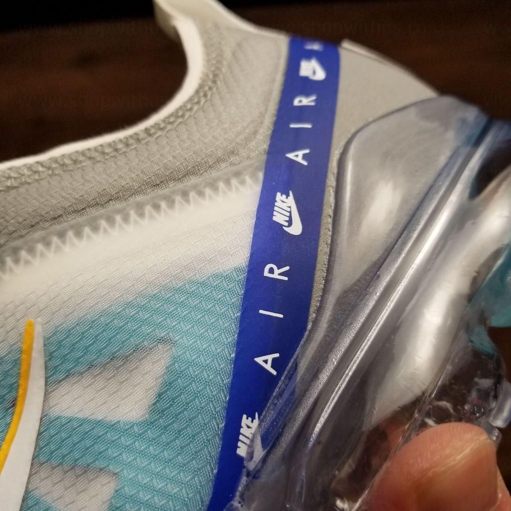 NikeAir VaporMax 2019 - White University/Gold Wolf Grey