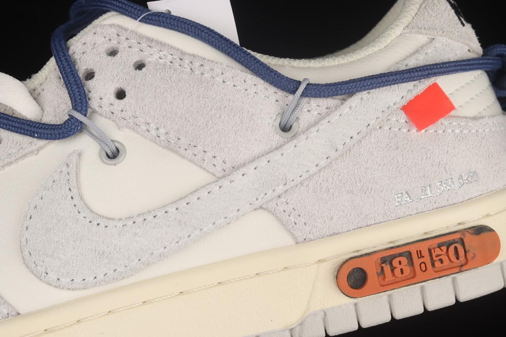 Off-White x NikeMens Dunk Low- Lot 18