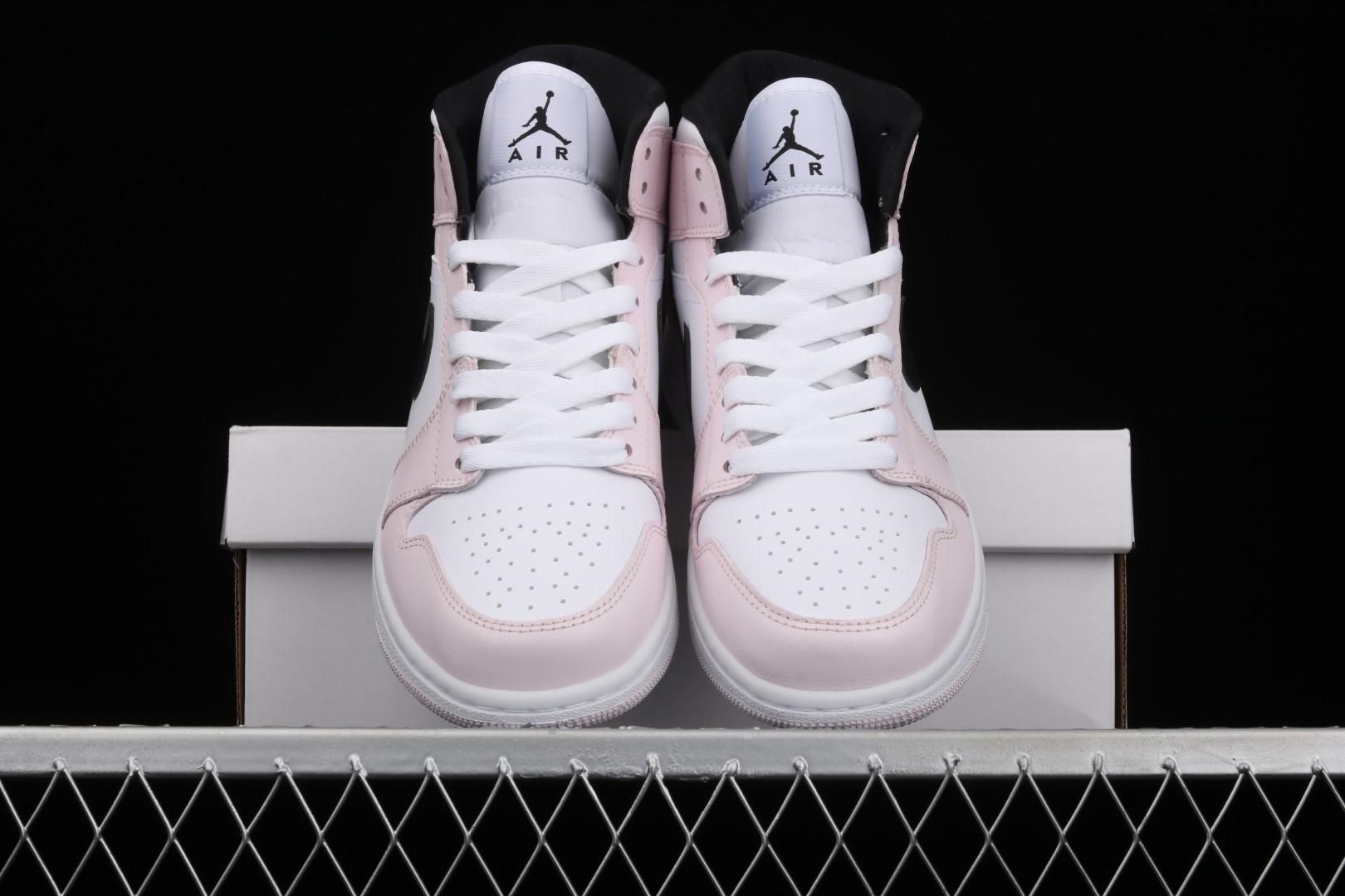 WMNS Air Jordan 1 AJ1 Mid - Barely Rose