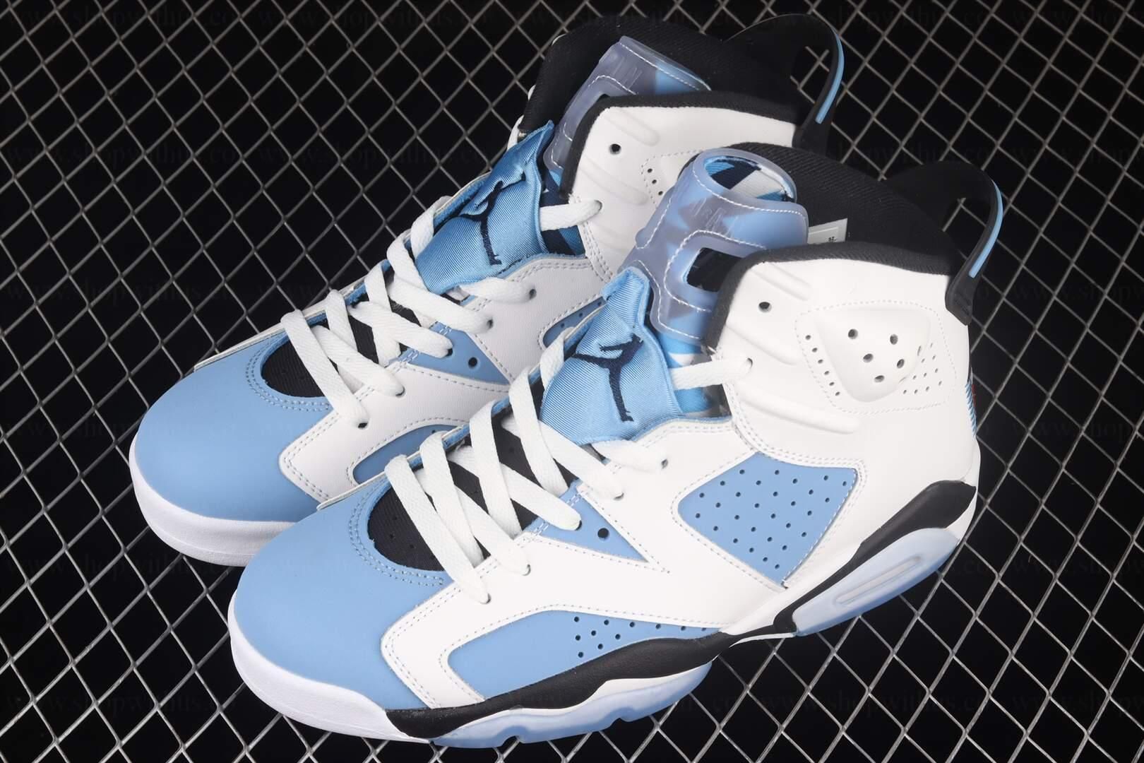 Air Jordan 6 AJ6 - UNC White