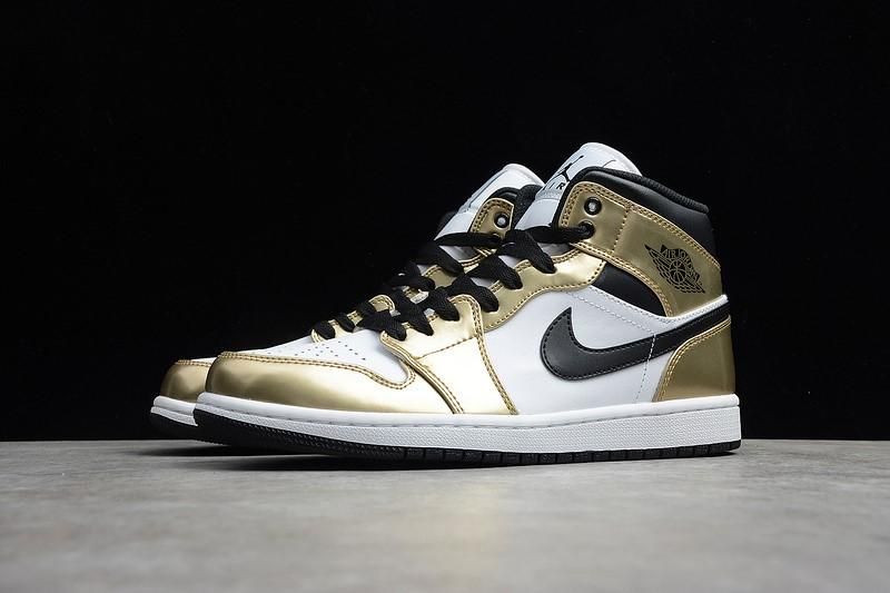 Air Jordan 1 AJ1 Mid - Metallic Gold