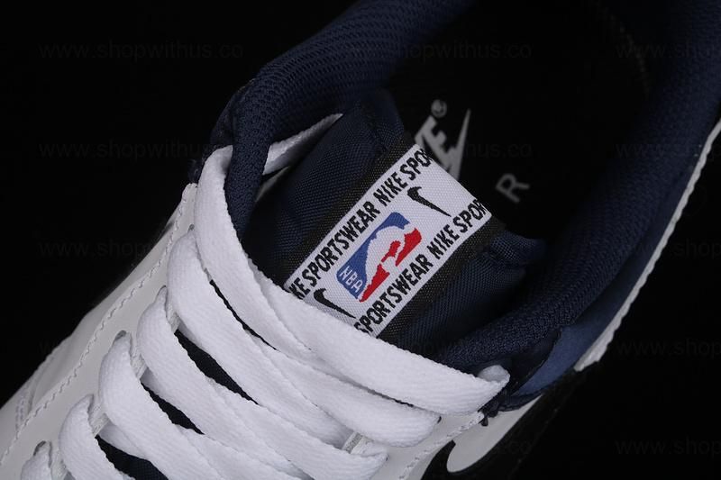 NikeAir Force 1 AF1 Low NBA City Edition - White Navy