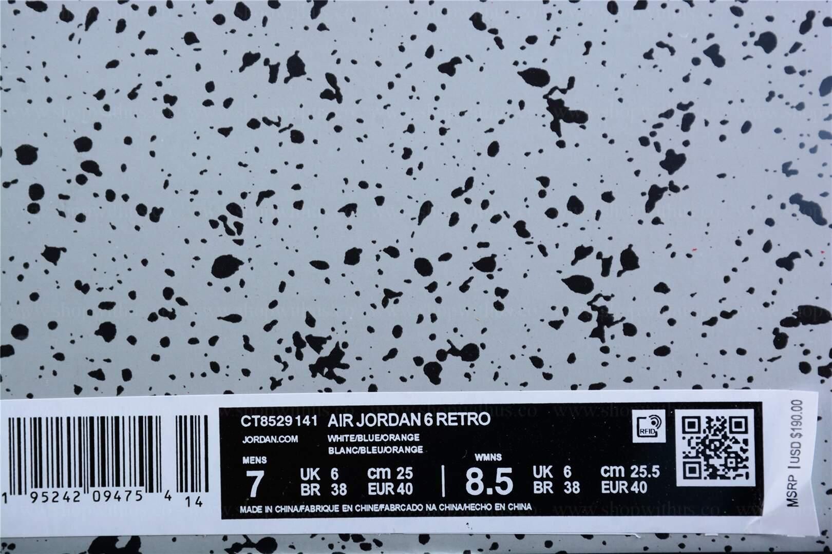 Air Jordan 6 AJ6 Retro - Midnight Navy