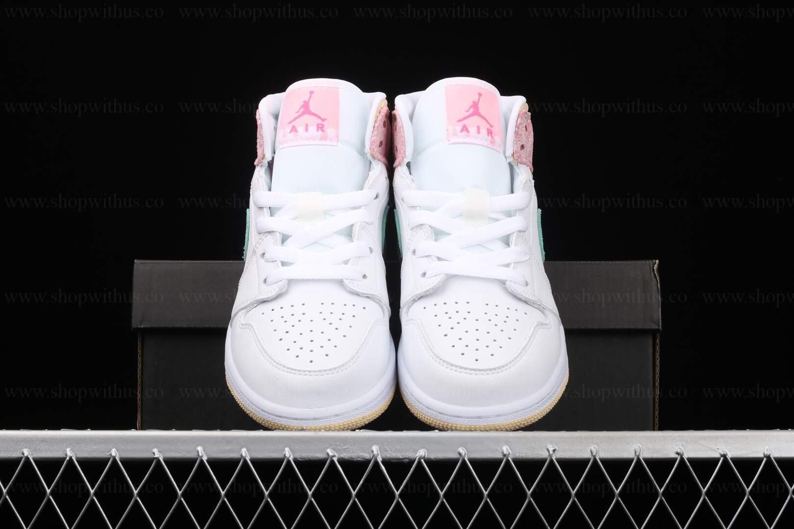 WMNS Air Jordan 1 AJ1 Mid - Paint Drip