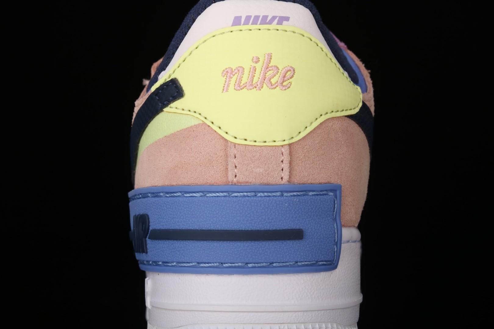 NikeUnisex Air Force 1 AF1 Low Shadow - Photon Dust/Crimson Tint