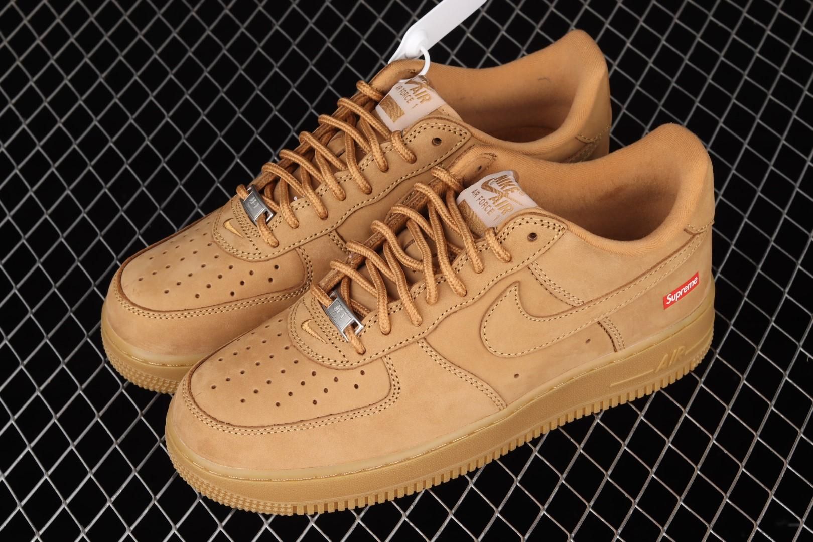 supreme x Air force 1 AF1 low - wheat