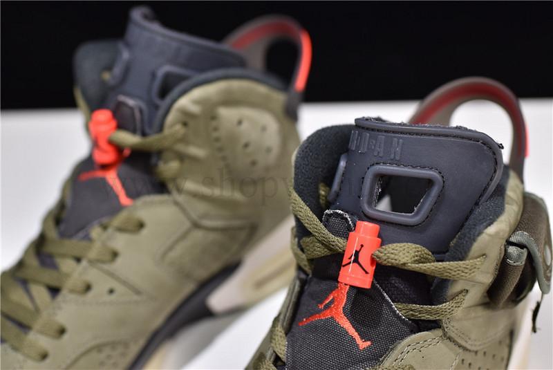 Travis Scott x Air Jordan 6 AJ6 - Medium Olive