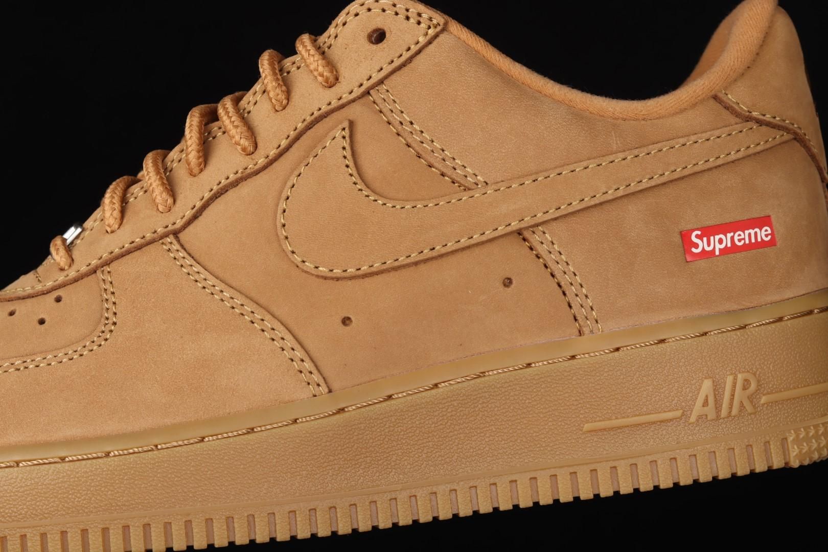 supreme x Air force 1 AF1 low - wheat