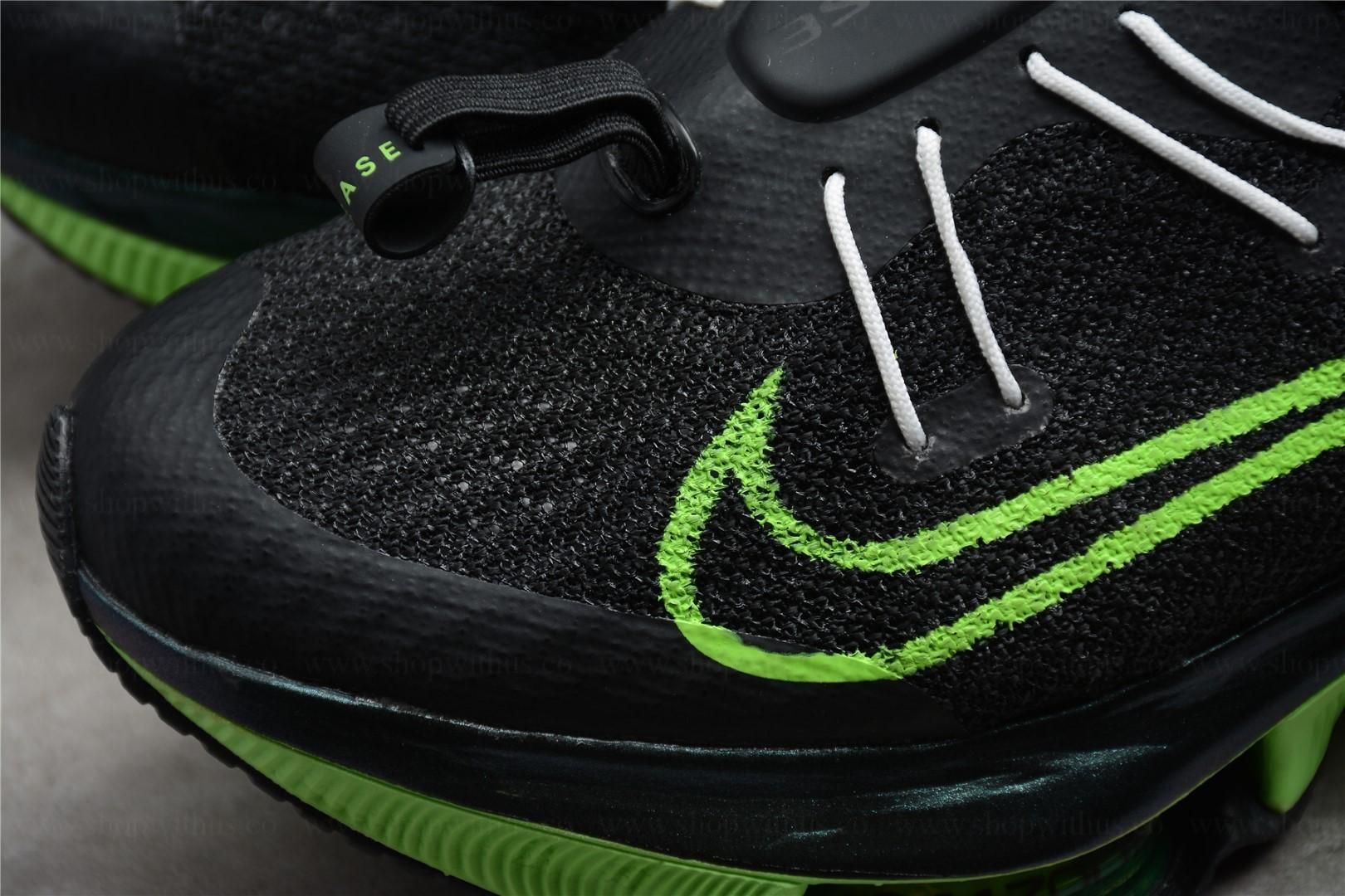 NikeAir Zoom Tempo NEXT% FlyEase - Black/Green