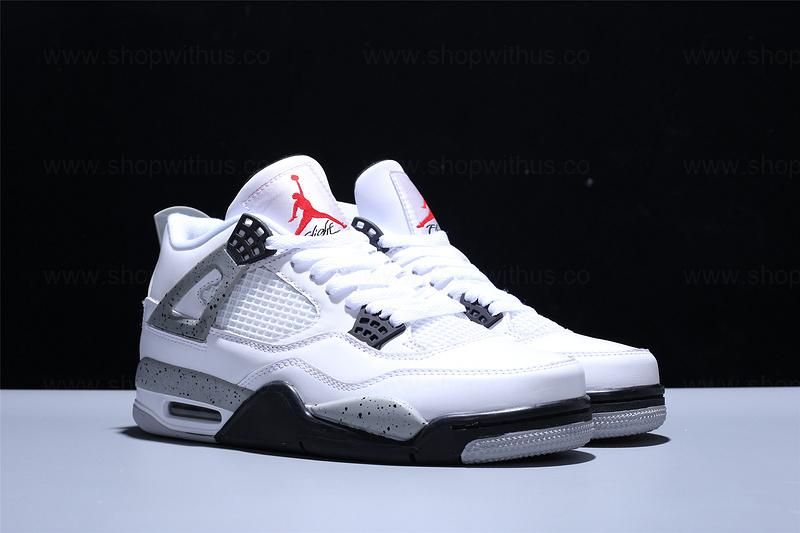 Air Jordan 4 AJ4 Retro - ''White Cement''