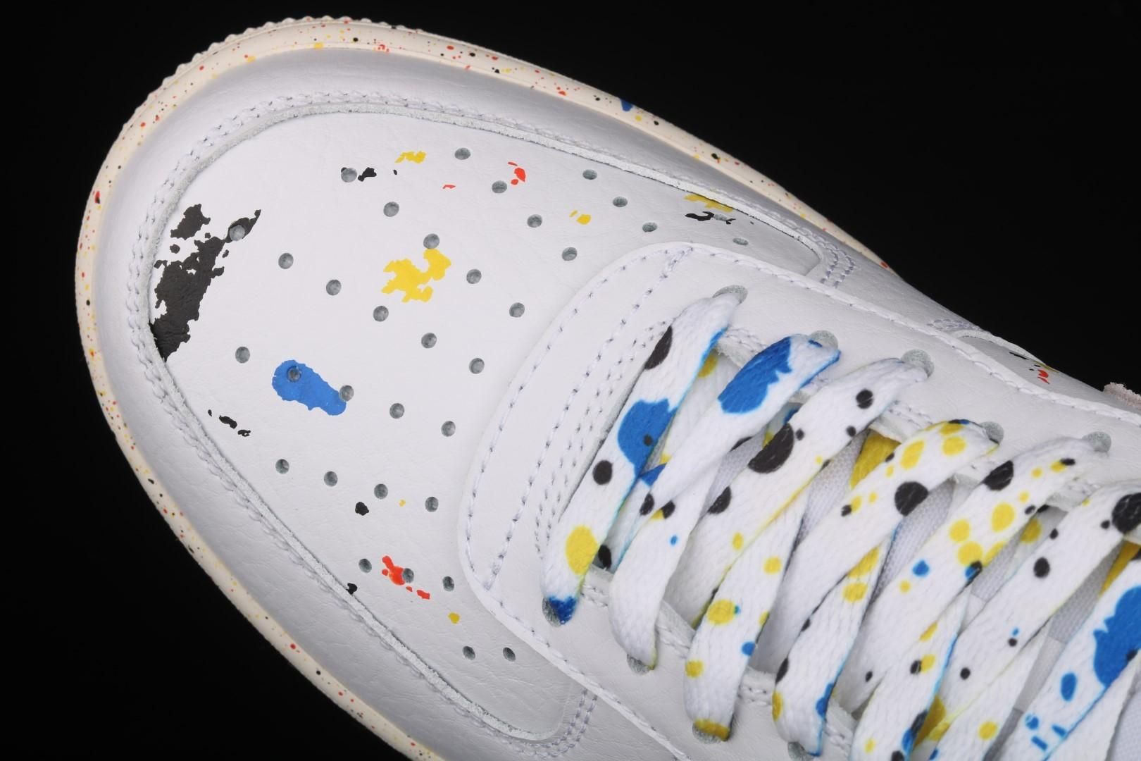 NikeUnisex  Air Force 1 AF1 Low '07 LV8 - Paint Splatter/White
