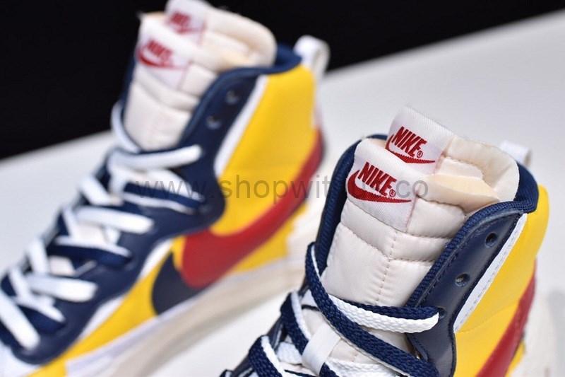 Sacai x NikeMen's Blazer Mid - Snow Beach