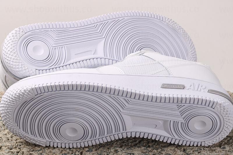 NikeAir Force 1 AF1 React - White Platinum