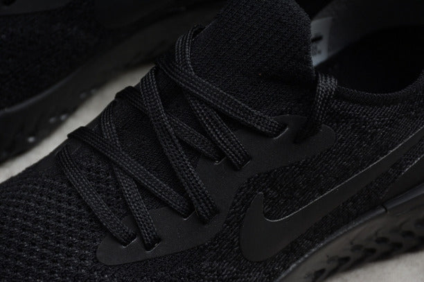 NikeUnisex Epic React Flyknit Running Shoes - Triple Black