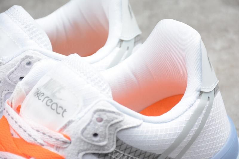 NikeAir Force 1 AF1 React QS - White Ice