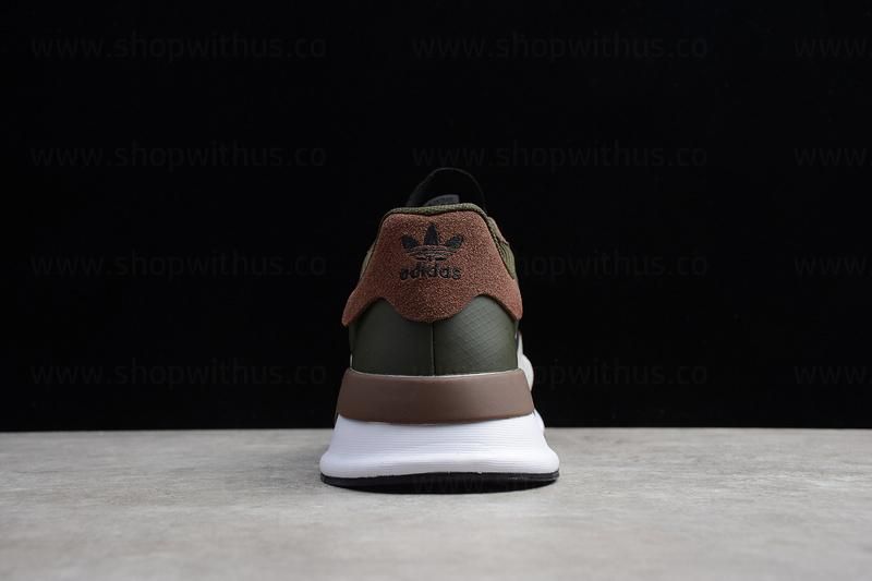 adidasMen's X_PLR - White/Brown/ArmyGreen