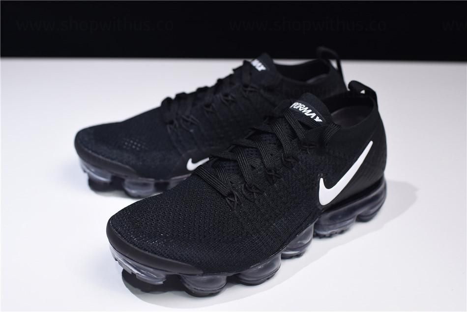NikeAir VaporMax Flyknit 2 - Black/White
