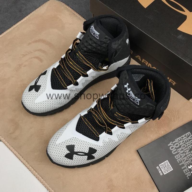 Under Armour x Project Rock Delta Training Shoes - Delta White/Black