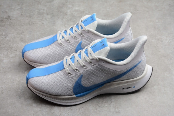 NikeUnisex Zoom Pegasus 35 Turbo - Light Gray/Blue