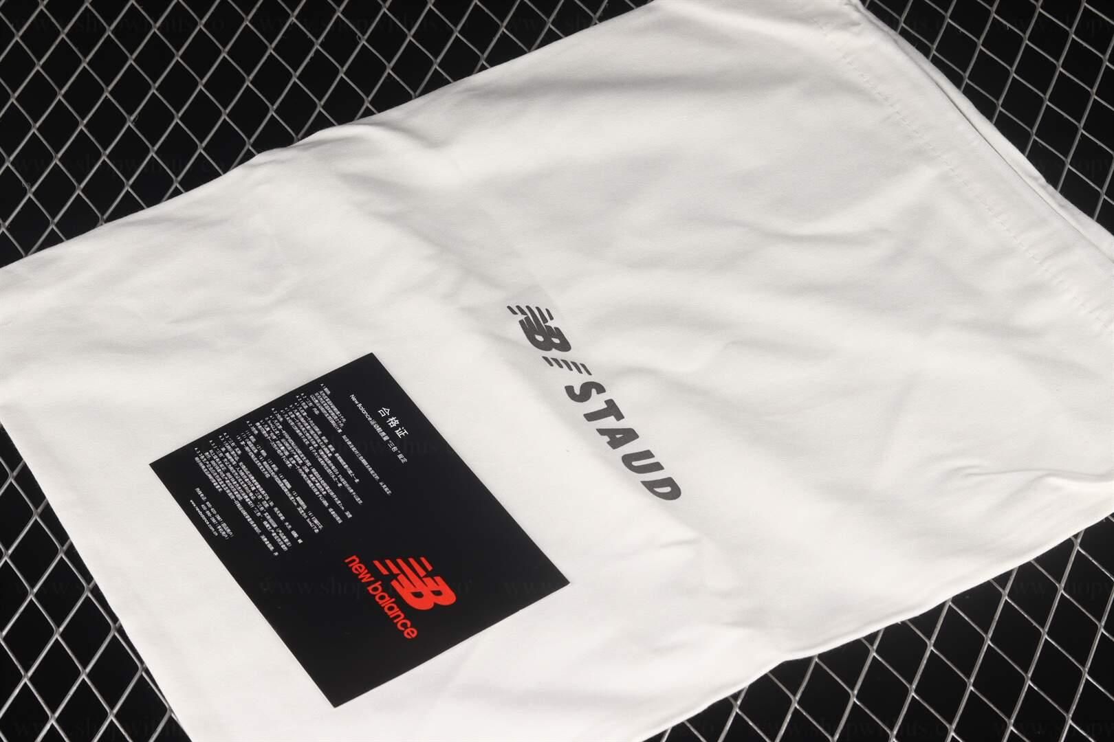 STAUD x New Balance 327 - White Grey