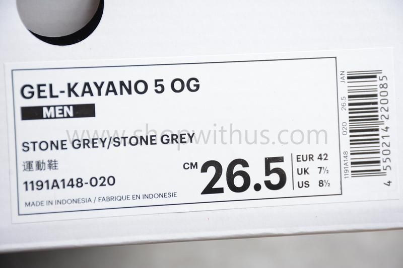 ASICS Gel-Kayano 5 OG - Stone Grey