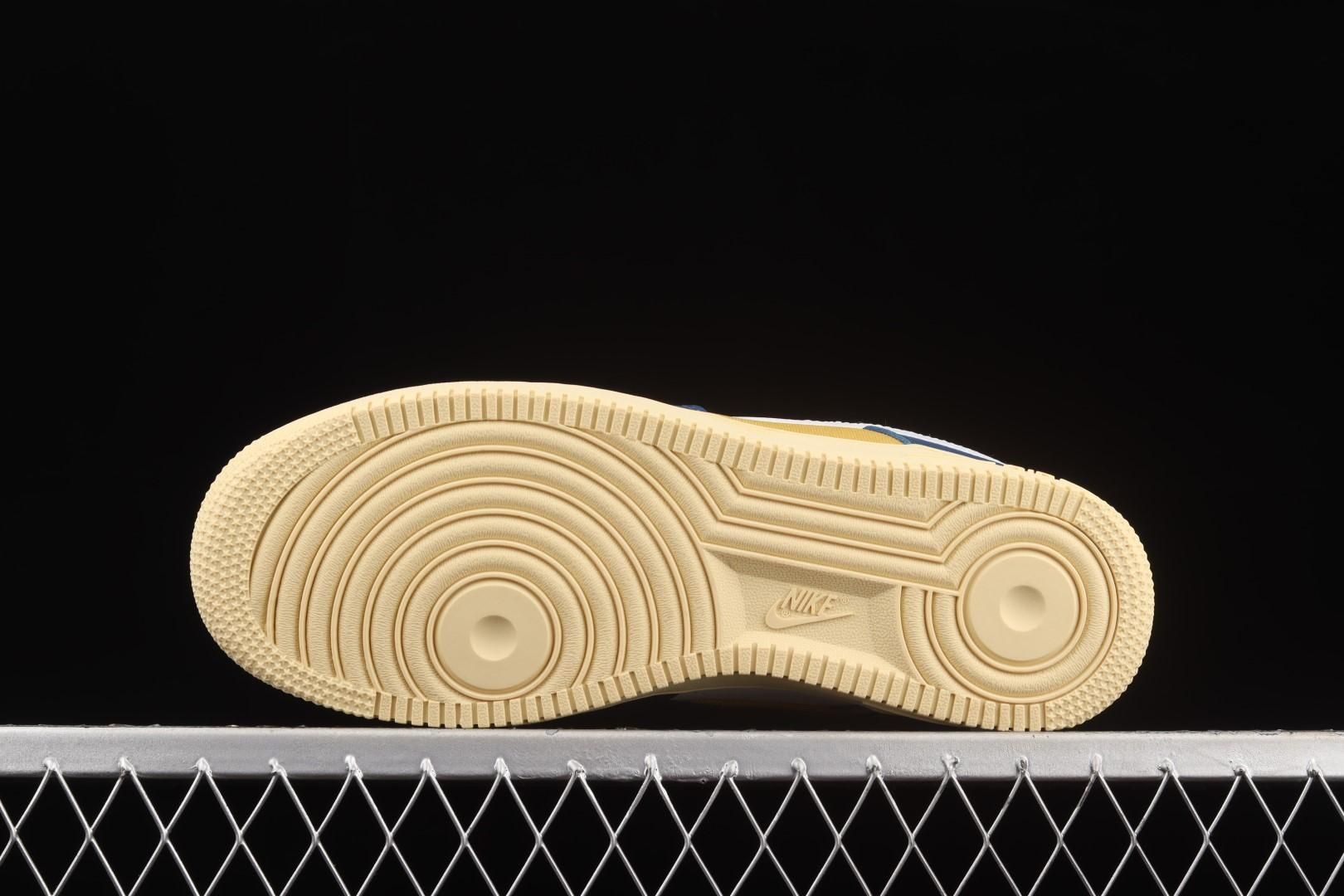 UNDEFEATED x NikeUnisex Air Force 1 AF1 - Blue Yellow Croc