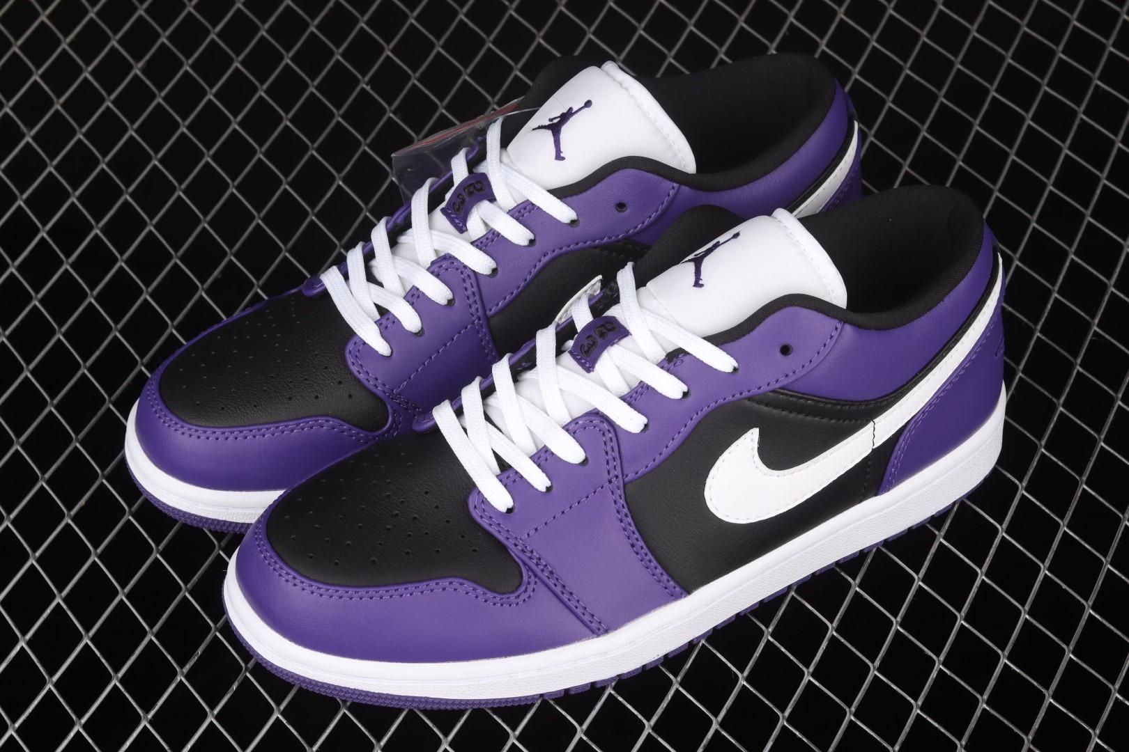 Air Jordan 1 AJ1 Low - Court Purple/Black