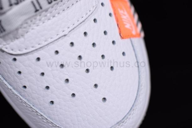 NikeMena Air Force 1 AF1 Mid 07 Just Do It - White