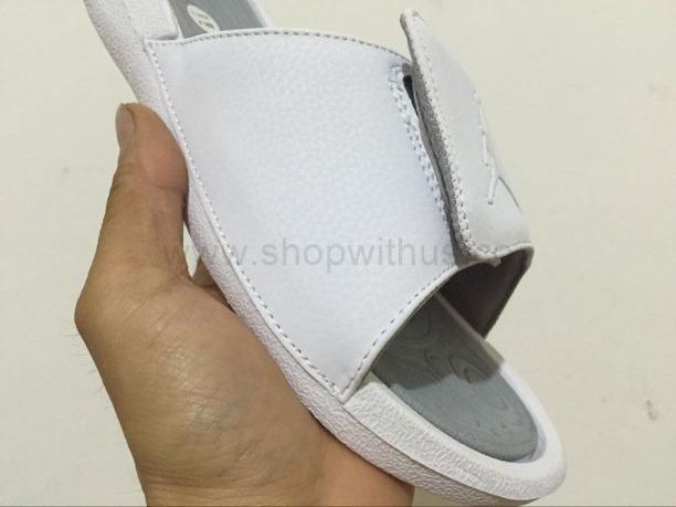 Air Jordan Hydro 6 Slide - White/Pure Platinum