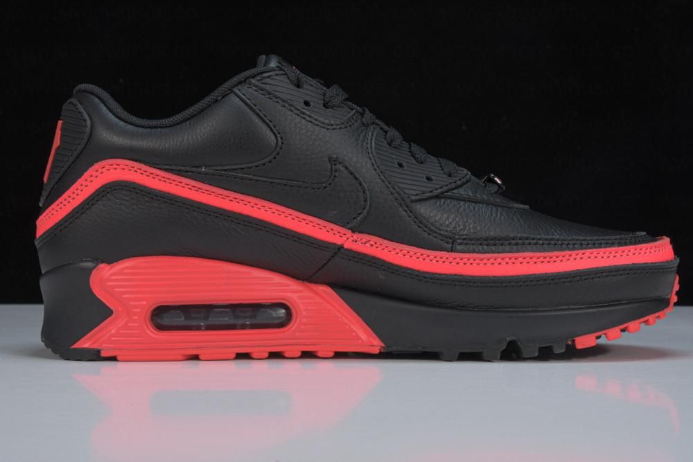 NikeUnisex Air Max 90 Undefeated - Black Solar Red