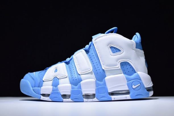 NikeAir More Uptempo Mid Basketball Shoe- Sky Blue