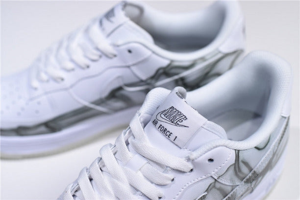 NikeAir Force 1 Low - Skeleton Halloween
