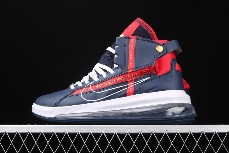 NikeUnisex Air Max 720 Saturn - Navy Blue/Red