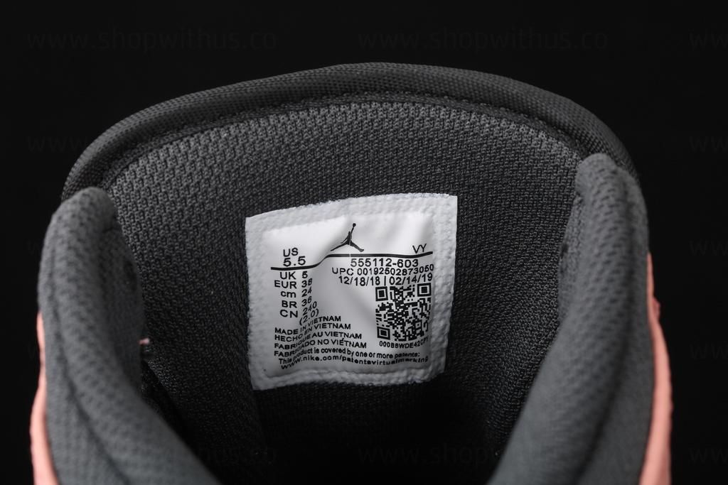 WMNS Air Jordan 1 AJ1 Mid - Pink Quartz