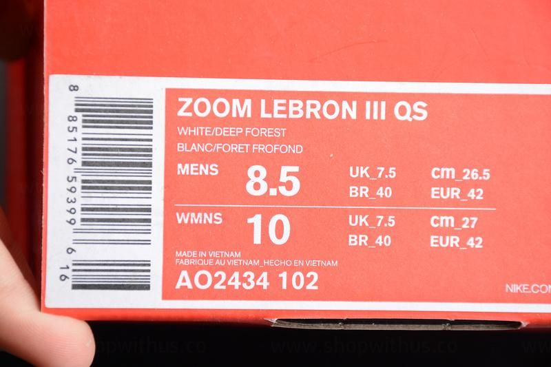 NikeBasketball Lebron 3 QS - SVSM Home