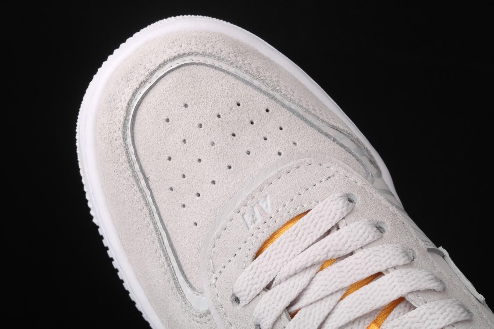 NikeUnisex Air Force 1 AF1 Low Shadow - Vast Grey/Laser Orange