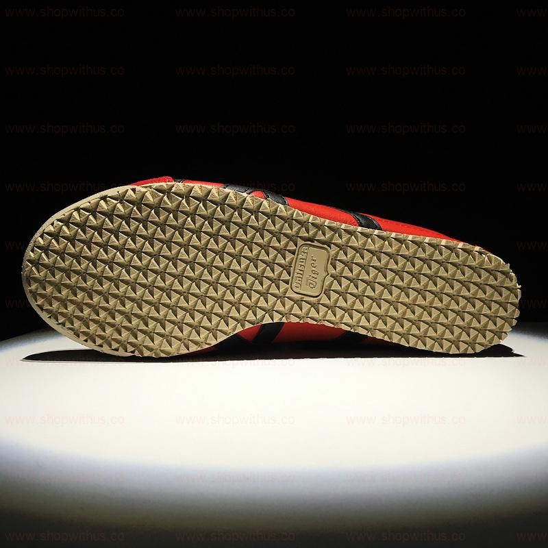 (Leather)Onitsuka Tiger Mexico 66 - Red/Black