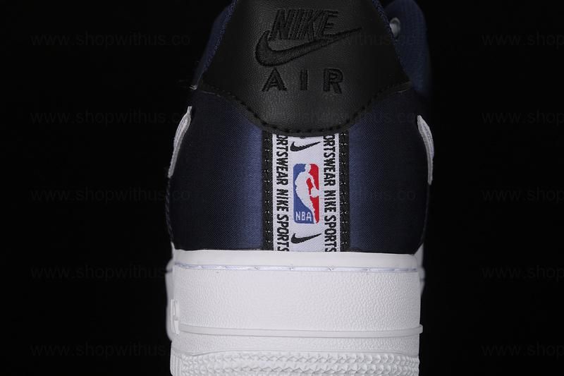 NikeAir Force 1 AF1 Low NBA City Edition - White Navy