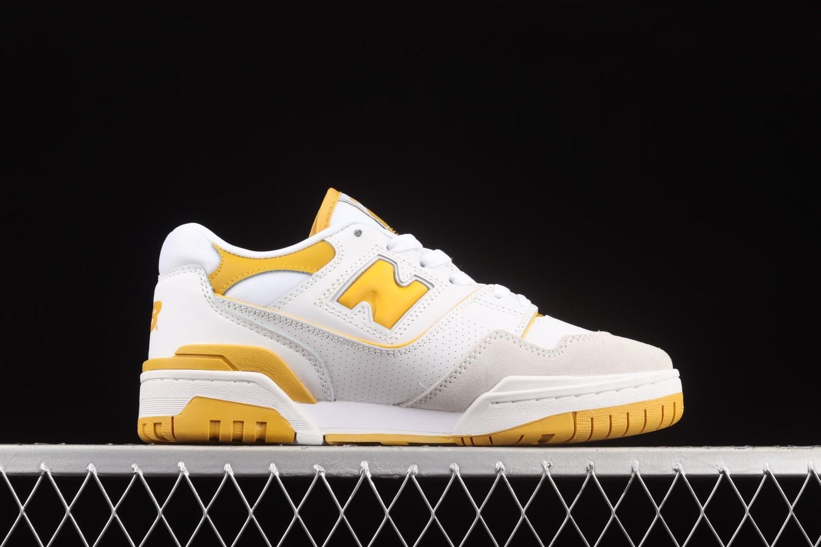 New Balance 550 - Sea Salt Varsity Gold