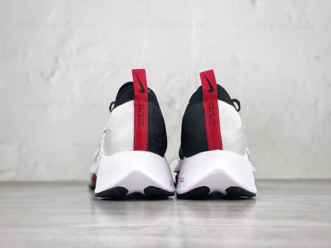 NikeAir Zoom Tempo NEXT% Flyknit - White/University Red