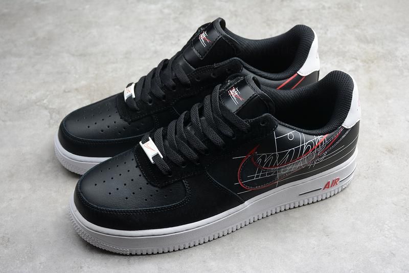 NikeAir Force 1 AF1 Low - Script Black