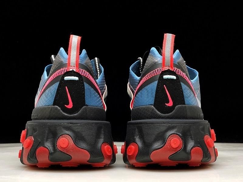 NikeMen's React Element 87 - Blue Chill/Solar Red