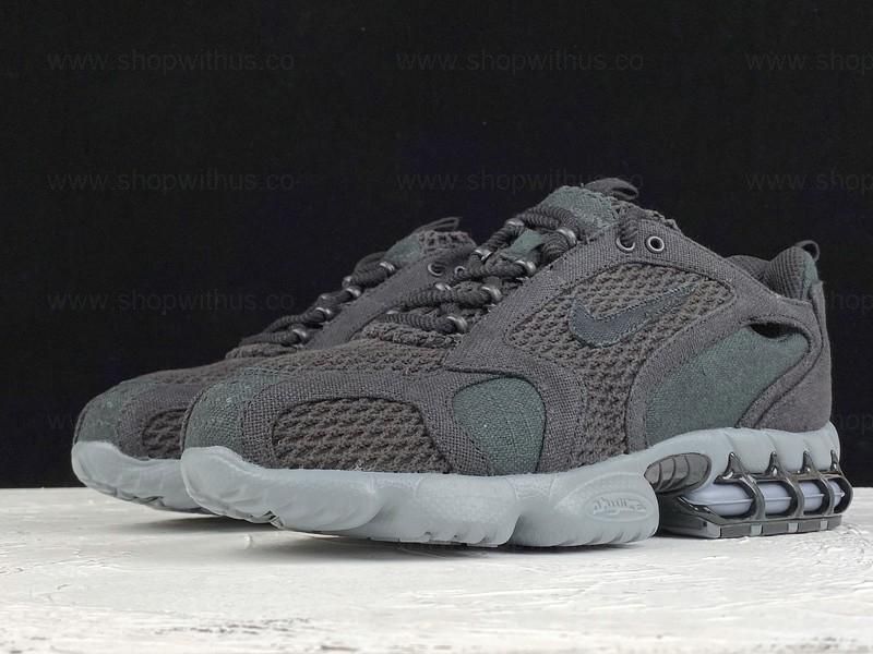 Stussy x NikeAir Zoom Spiridon Cage 2 - Black Ash